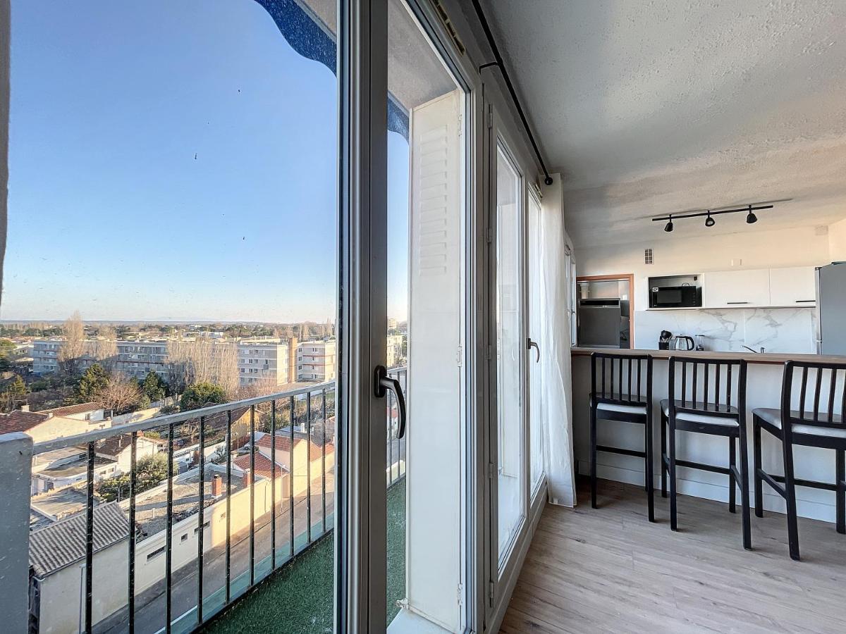 Agreable Appartement 4 Pieces, Vue Mont Ventoux, Proche Remparts Avignon Bagian luar foto